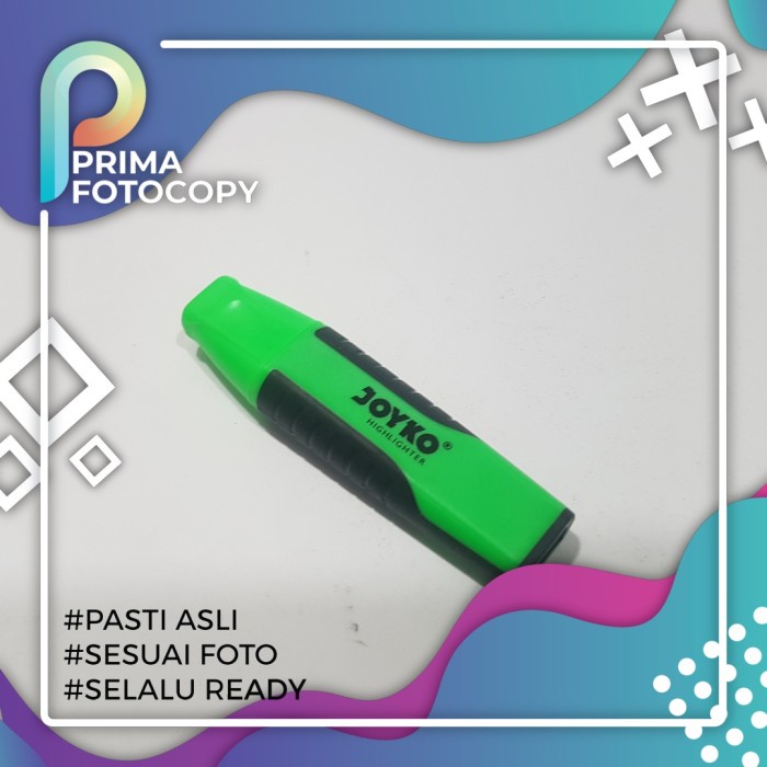 

Highlighter Joyko Spidol Warna Hijau | Penanda Catatan Sekolah | Stabilo Joyko Lighter Green