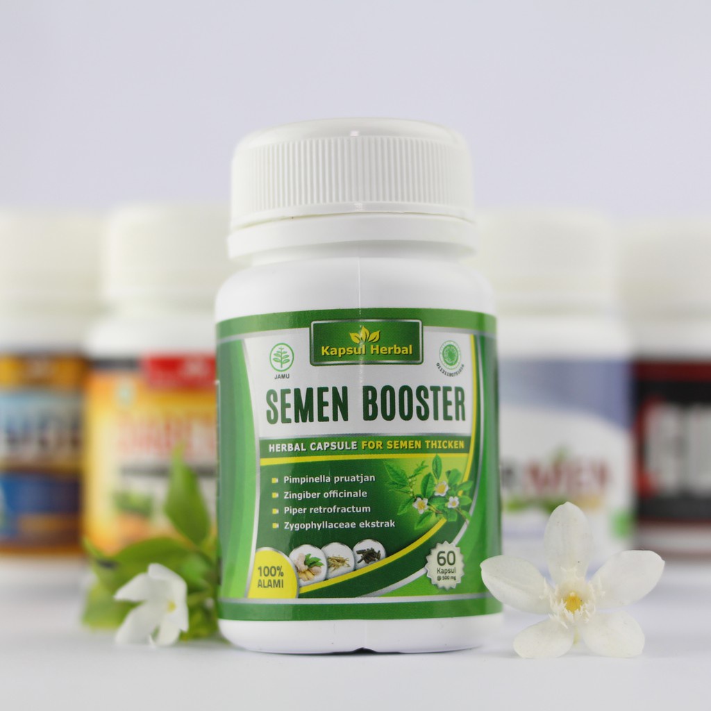 SEMEN BOOSTER Original Asli - Herbal Kuat Penyubur Obat Pengental Sperma Atasi Air Mani Encer Ampuh 