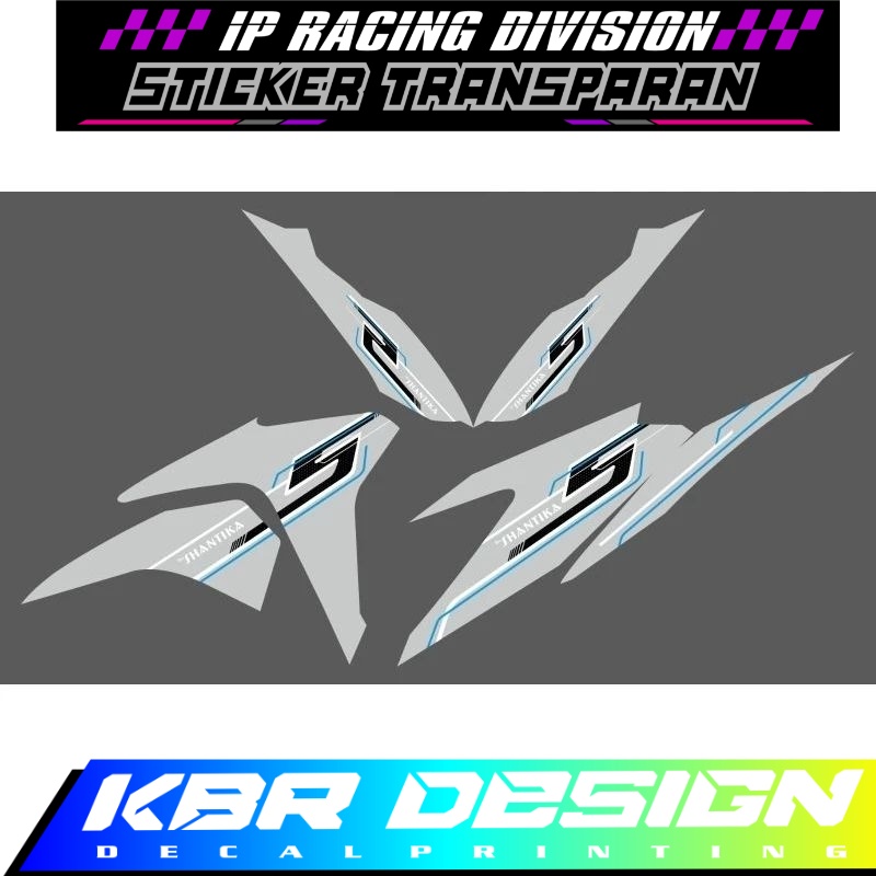 STRIPING TRANSPARAN VARIO OLD BOHLAM DESAIN S KZR KBR DESIGN