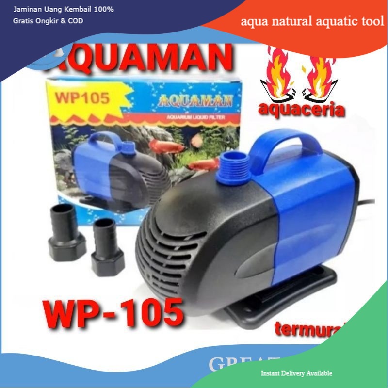 Aquaman wp 105 power head pompa celup air kolam aquarium WP 105
