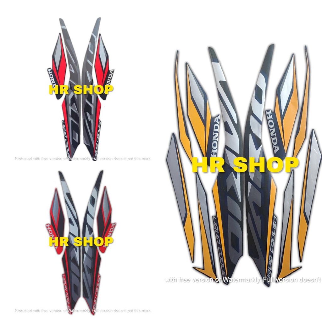 STIKER STRIPING MOTOR VARIO 125 2021 STICKER VARIO 2021 NEW STANDAR 1SET