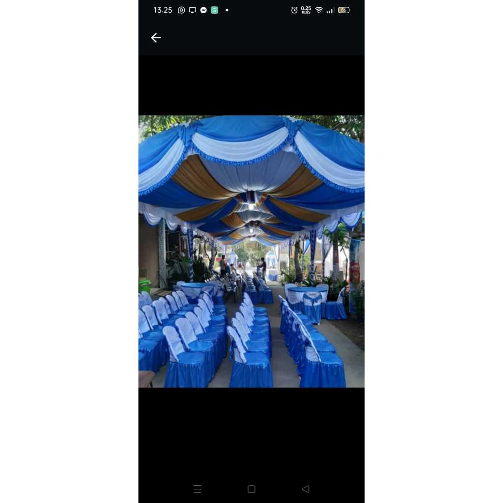 Terlaris plafon tenda ukuran 6x8m pesta plafon terop plafon layos kain atas tenda kain atap tenda la