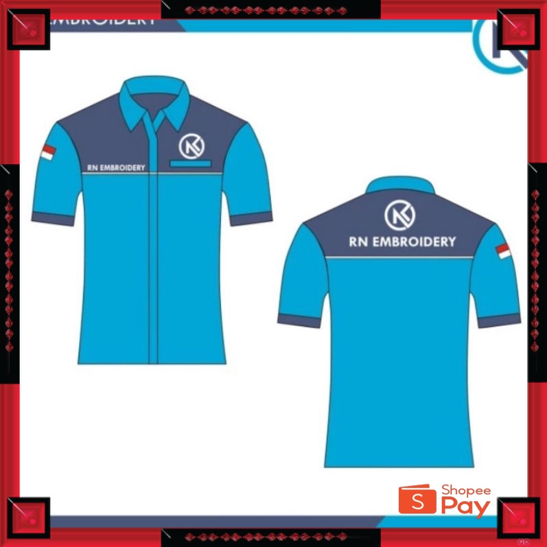 12.12 SERAGAM SALE / custom kemeja bordir satuan | seragam kerja bordir custom satuan | kemeja bordi