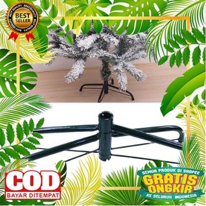 Lipat Pohon Natal Stand Logam Berdiri Dasar Rak Aksesoris untuk Dekorasi Natal 45cm/50cm// NATAL / P