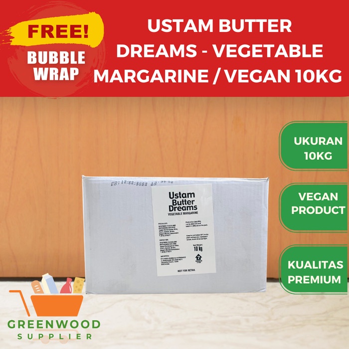 

[KARTON] Ustam Butter Dreams / Vegetable Margarine - 10KG [SAMEDAY]