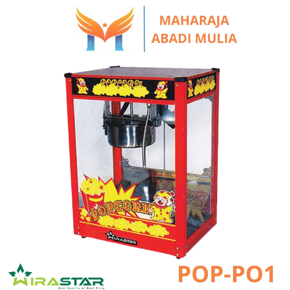 Mesin Popcorn Listrik Wirastar POP-PO1 Alat Pembuat Popcorn Garansi Resmi