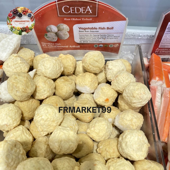 

Cedea Vegetable Fish Ball / Bakso Ikan Sayuran / 500 grm