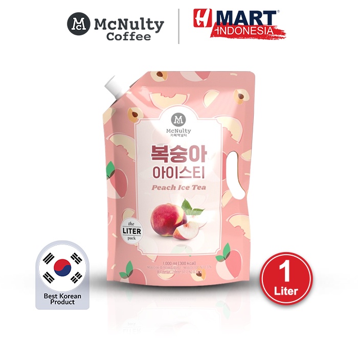 

McNulty Peach Ice Tea - Minuman Teh Rasa Buah Persik 1L