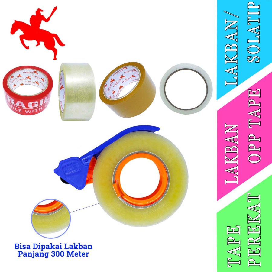 Lakban Opp Tape- Ksatria Tape- Lakban- Solatip- Perekat