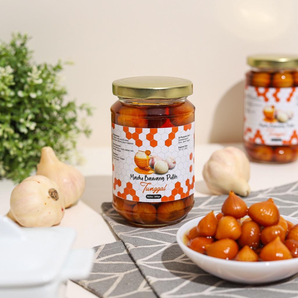 MADU BAWANG TUNGGAL GARLIC HONEY BAWANG TUNGGAL MADU 300GR khasiat sama bawang hitam