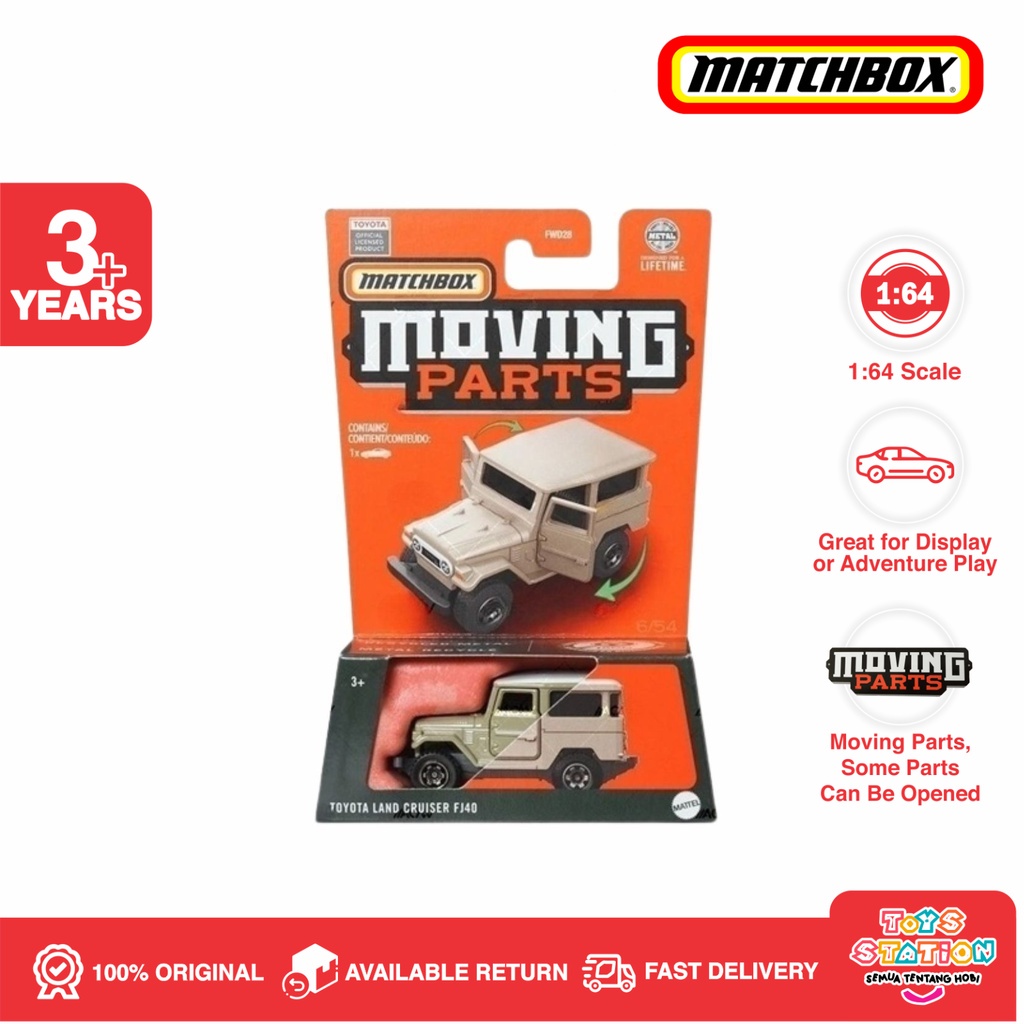Matchbox Moving Part 2023 Toyota Land Cruiser FJ40 - Toyzstatioon