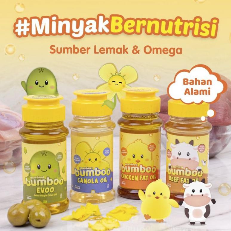 

COD PROMO BUMBOO FAT OIL CHICKEN BEEF EVOO CANOLA MPASI BAYI JNS394