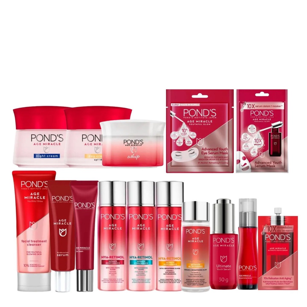 Ponds Age Miracle All Varian - Ponds Age Miracle Series Terbaru