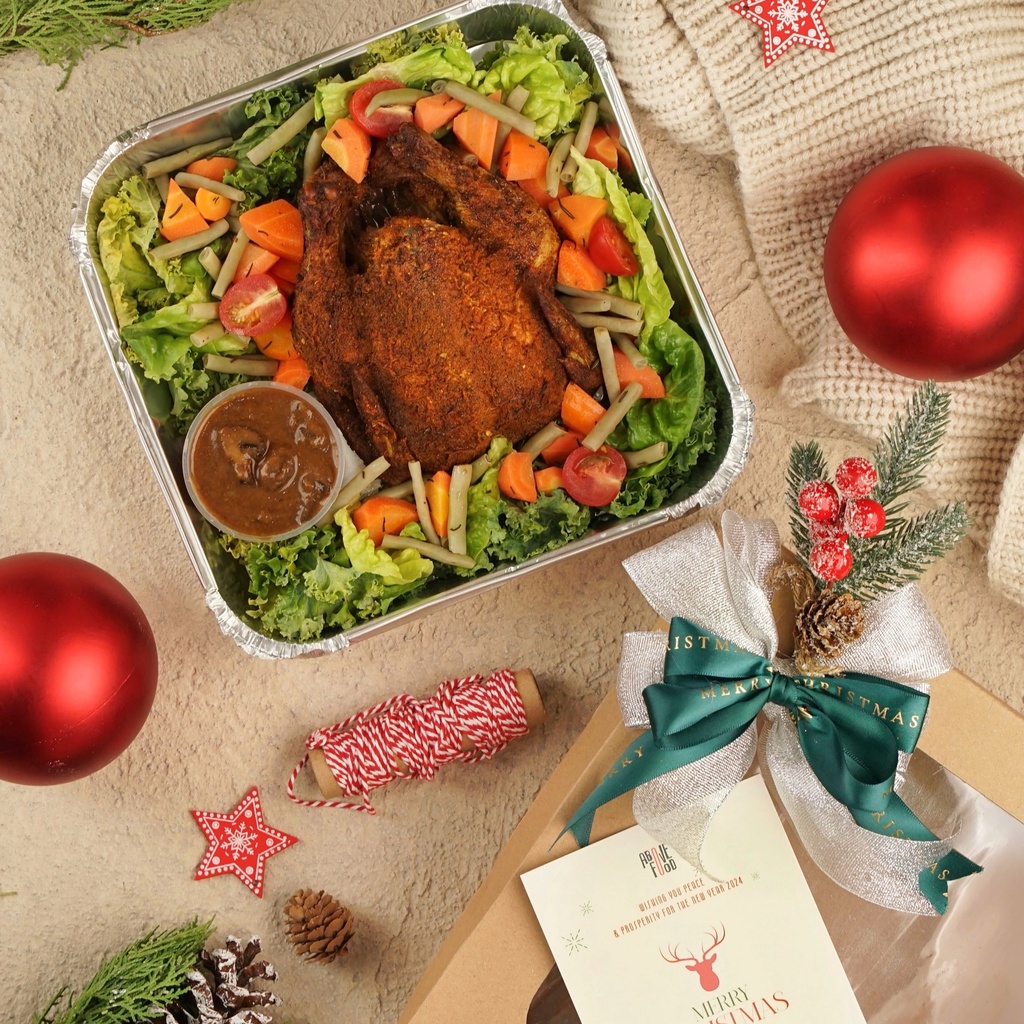 

Christmas Hampers/Parcel Natal Whole Roasted Chicken - Parcel ABOVE