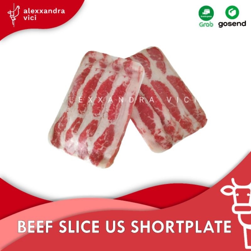 COD Daging Slice / Beef Sliced US Shortplate 500gr