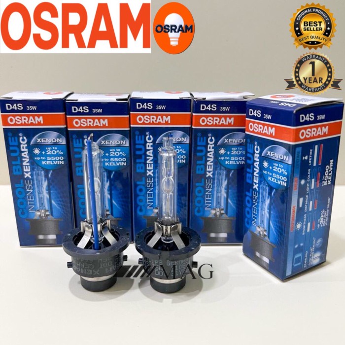 Bohlamp HID Osram D4S Xenarc CoolBlue Lampu Mobil HID Osram Original ABY27
