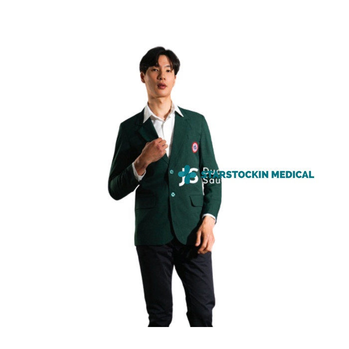 Jas IDI Dua Saudara Cowok Laki Pria Lengan Panjang Hijau