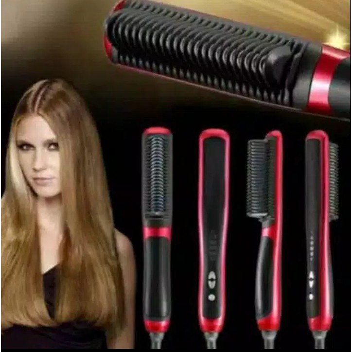 COD Catok Sisir Pelurus Rambut NEW Fast Hair Straightener HQT-908 // Hair Straightener FH909