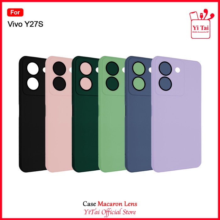 YITAI - YC35 Case Macaron Lens Vivo Y27S Yitai Indonesia