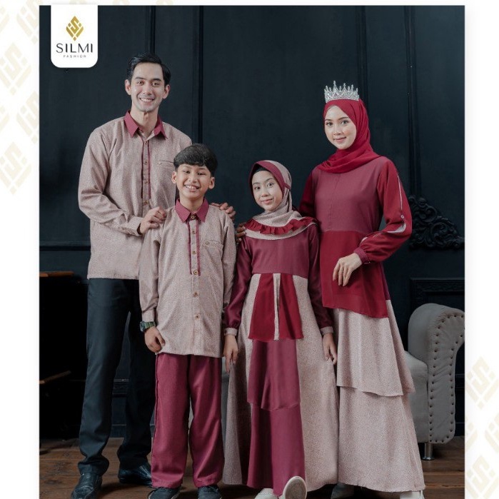 Gamis Sarimbit 2024 Terbaru Baju Gamis Sarimbit Keluarga Muslim 2024 Gamis Couple Terbaru Inggar Fam