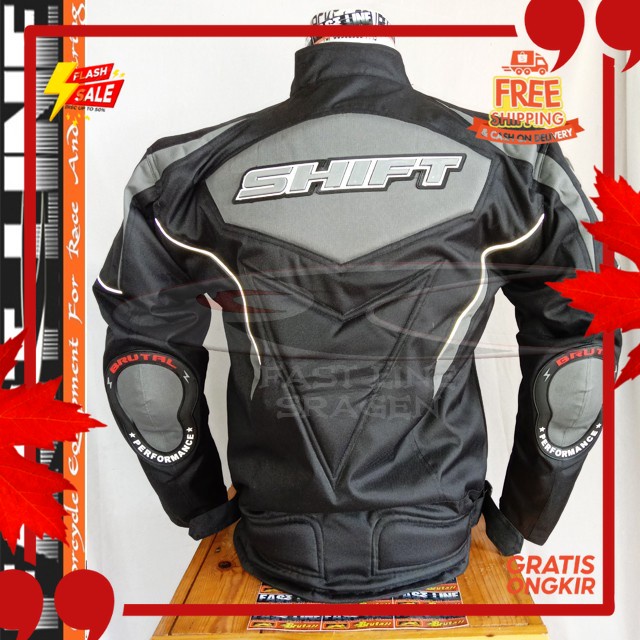 OUTFIT JKT48 TERBARU NEW ERA //JAKET BRUTAL SHIF Big Size JAKET MOTOR JAKET TOURING JAKET KEREN BIKE