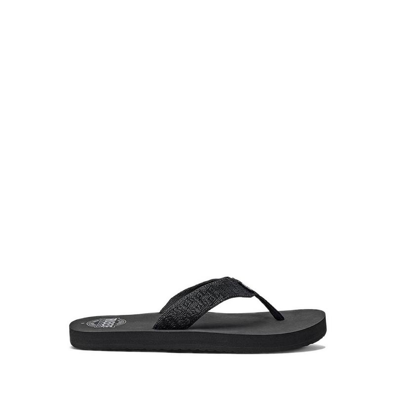 REEF SMOOTHY MENS SANDALS - BLACK