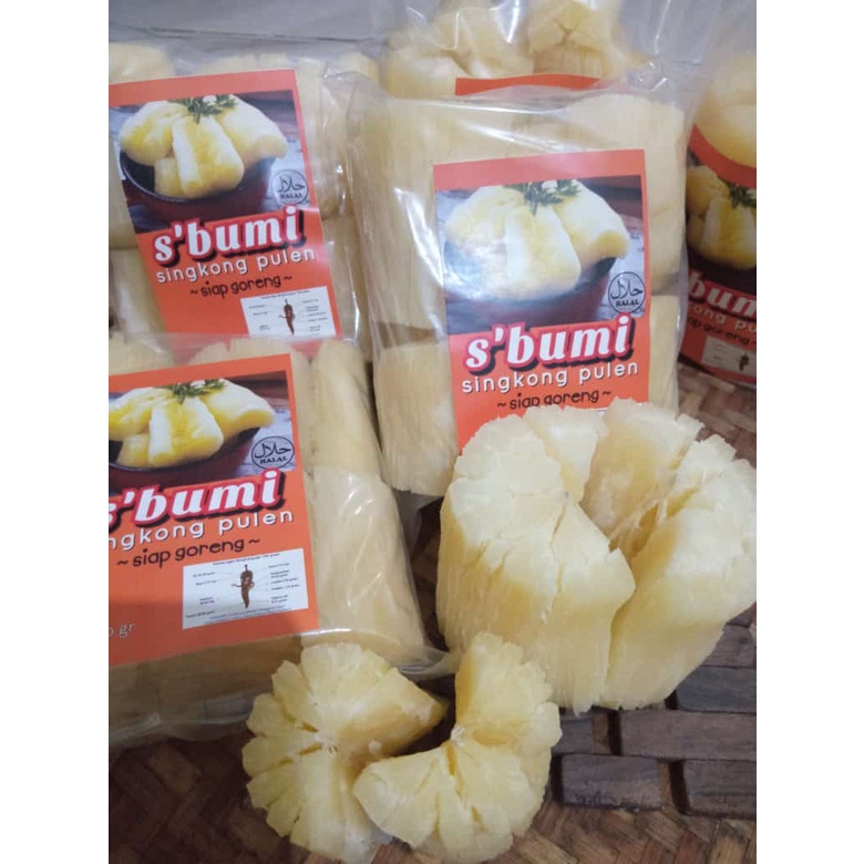 

Singkong S Bumi isi 500 G / Singkong Pulen Susu / Halal