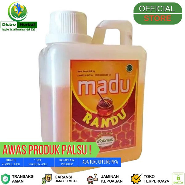

TERLARISSS!!! Madu Randu Mabruk 500 Gram 1/2 Kg Asli Murah