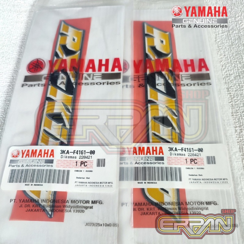 Emblem Tanki Tank 2001 2002 RX King RX-King ORIGINAL  3KA-F4161-00