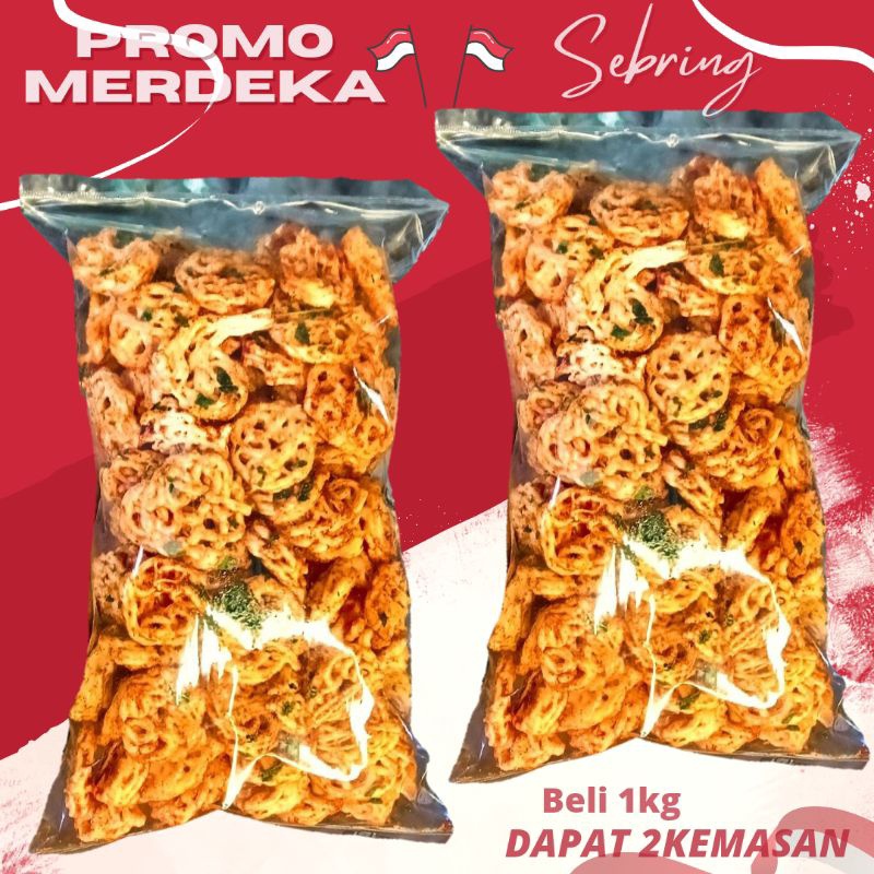 

promo 1kg seblak bolotot Rafael pedas daun jeruk (2kemasan)