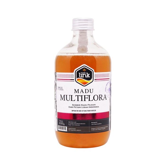 

QH Madu Multiflora 650 Gr - Honey Original 100% - Madu Link