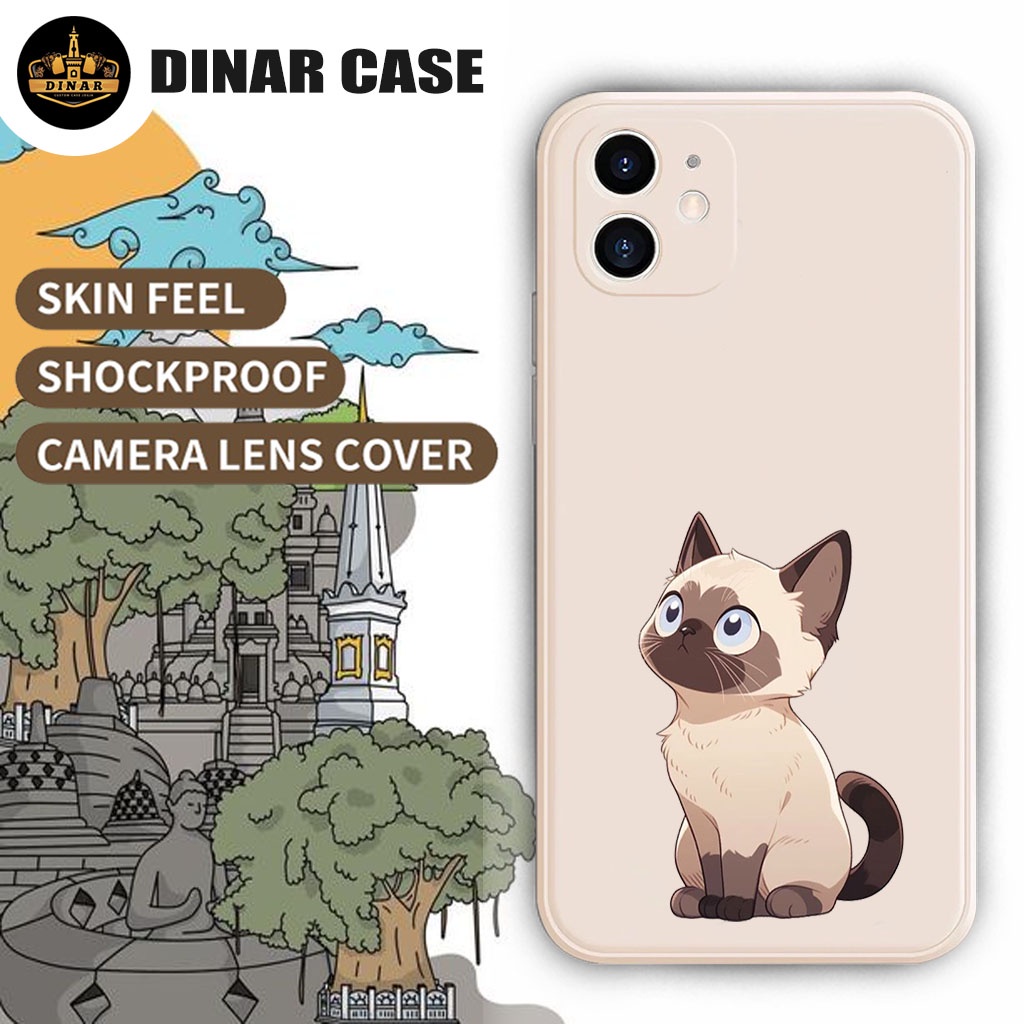 Softcase Realme 5 5 PRO C11 C15 C20 C21 C21Y C25 C31 C30 C35 C55 C33 Motif Gambar DN250 KUCING COKLA