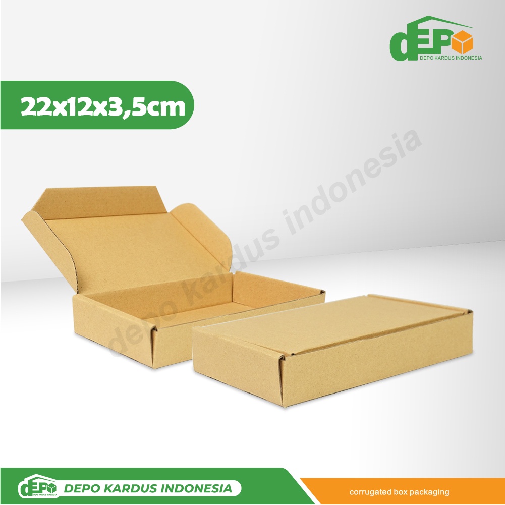 

Box 22x12x3,5 cm (EKO) Kardus/paking/kemasan/Karton//hampers/tiinggi3/tinggi4