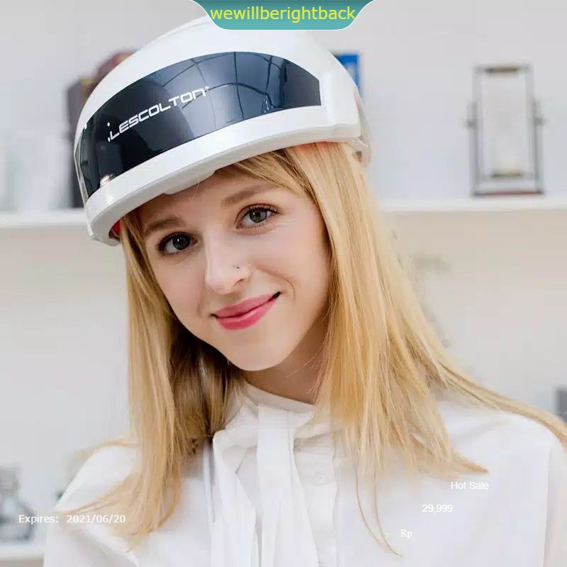 lescolton LS-D601 hair regrowth helmet lescolton helm penumbuh rambut laser infrared 650nm penumbuh 