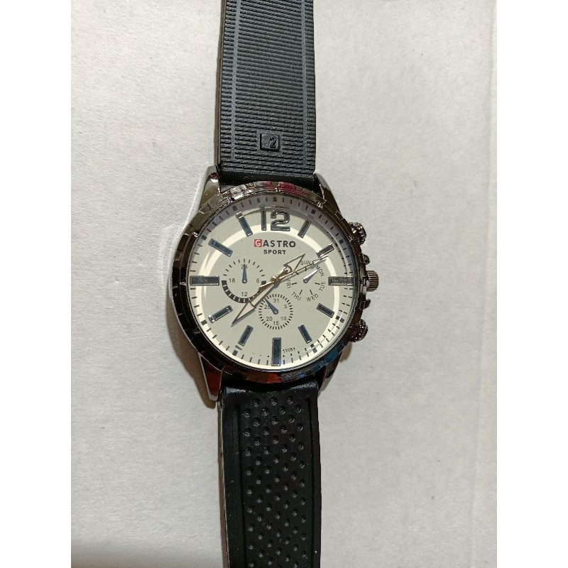 GASTR JAM TANGAN PRIA ANALOG TALI KARET