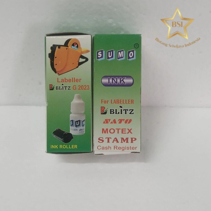 

Tinta Cair / Tinta Tetes Blitz - INK TITO - Isi Tinta Price LABEL SATO