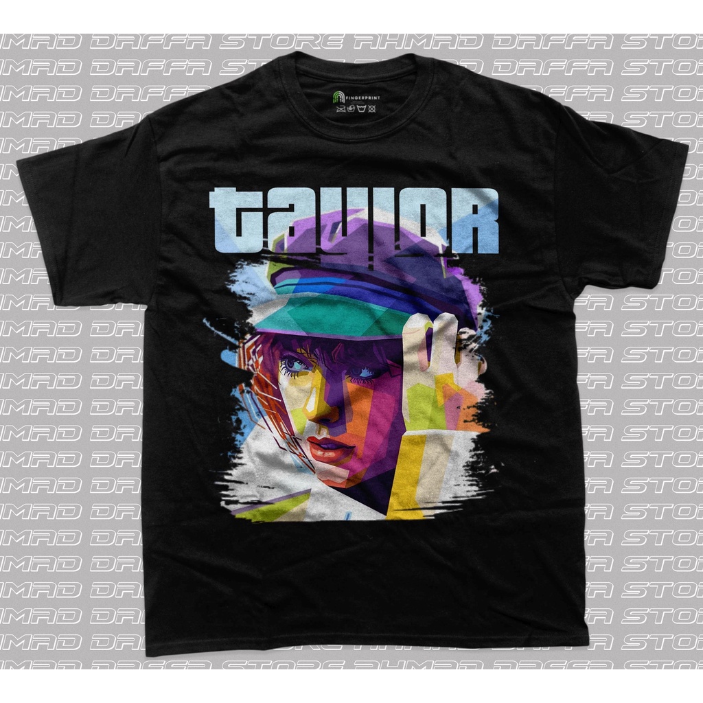 VINTAGE - Taylor Swift T-Shirt - Baju - Kaos Rap Tee - Cotton Combed 24s