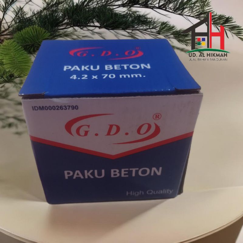 PAKU BETON GDO 7CM 1 DUS / PAKU BETON HITAM GDO