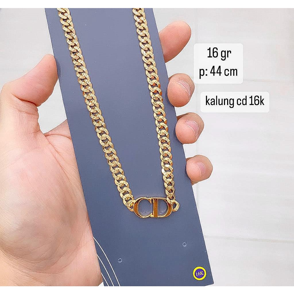Kalung set branded anak dan dewasa emas asli kadar 700 70 16k CD sisik naga rantai gelang tangan kom