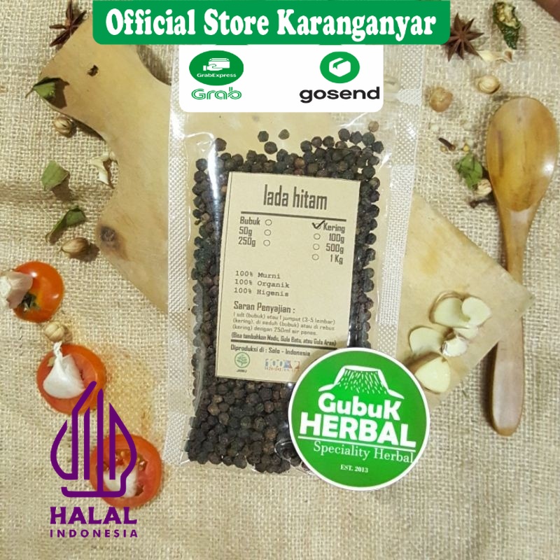 

LADA HITAM BULAT 50 GRAM / Piper Nigrum / MURNI / JSR / REMPAH / PREMIUM QUALITY