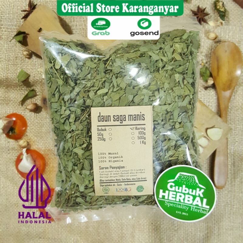 

DAUN SAGA MANIS KERING 100 GRAM / Abrus Precatorius / MURNI / JSR / REMPAH / PREMIUM QUALITY