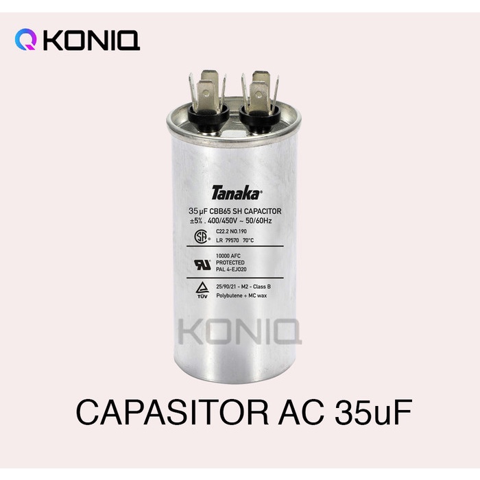 KAPASITOR AC 35 UF MIKRO / CAPASITOR 35 UF MIKRO CBB65