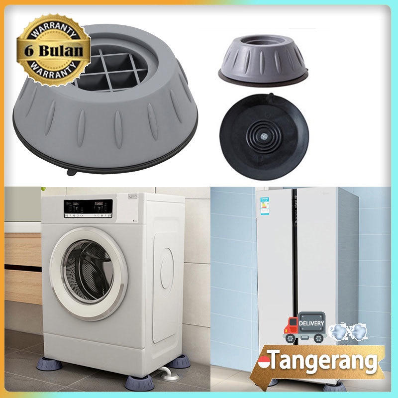 4pcs Alas Karet Kaki Mesin Cuci Alas Kaki Mesin Cuci Anti Getar Anti Slip