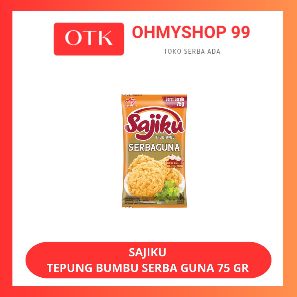

Sajiku Tepung Bumbu Serbaguna 75gr