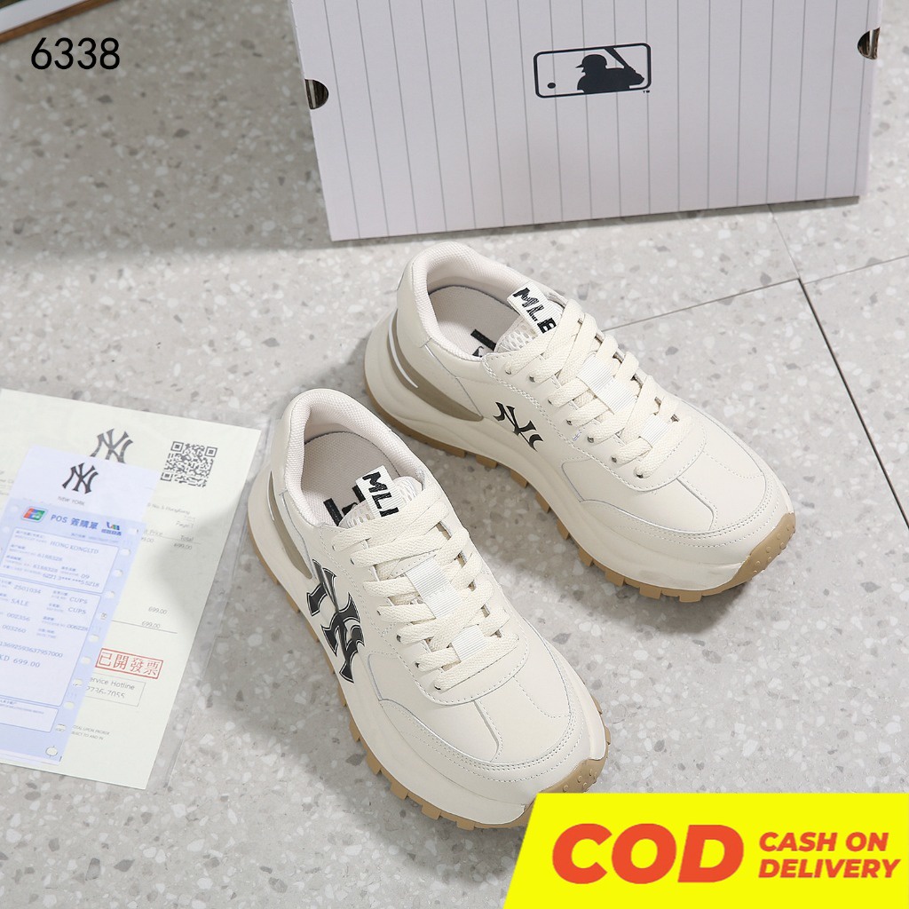 SEPATU HSPORT SEMI PLATINUM # 6338 # 6338-B SNEAKERS WHITE BASED KULIT BOX