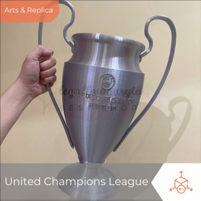 Replika Piala UCL | Trophies Piala, Replica United Champions League - 15cm, Original