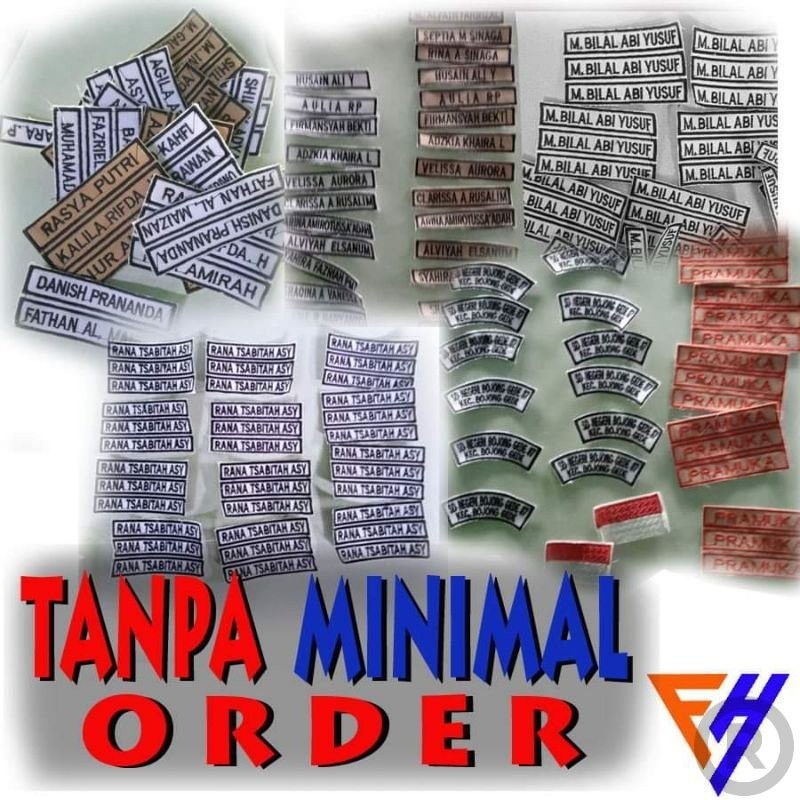 Bordir BORDIR NAMA.emblem nama.BORDIR SIS PESANTREN.emblem sis.BORDIR NAMA SIS.emblem nama sis.PAPAN