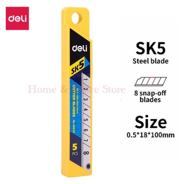 

Deli Refill Cutter Blade 40650 / Isi Ulang Cutter Besar