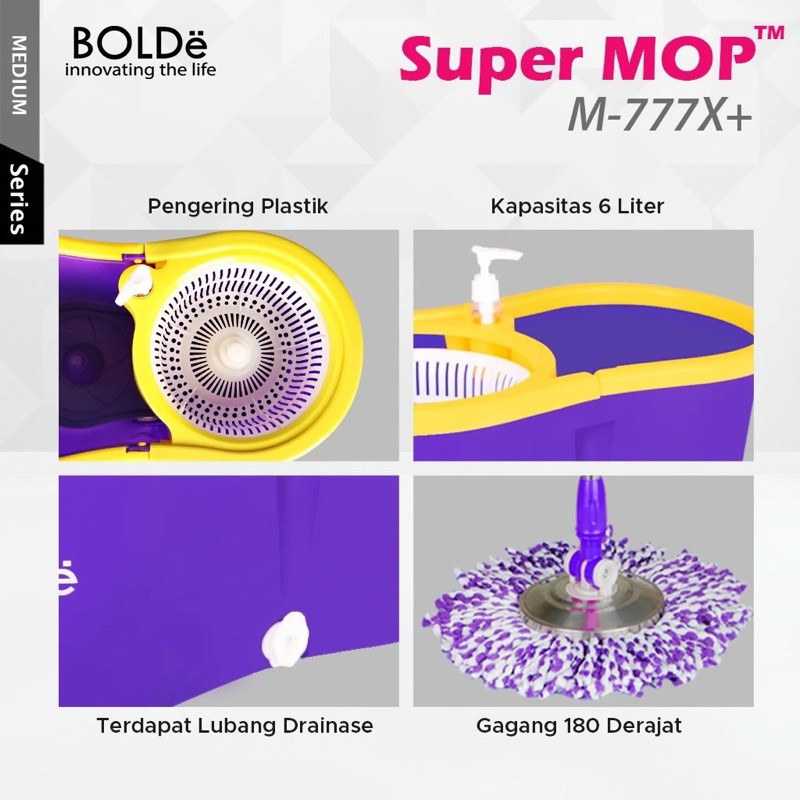 BOLDE MOP / PEL LANTAI M-777X+