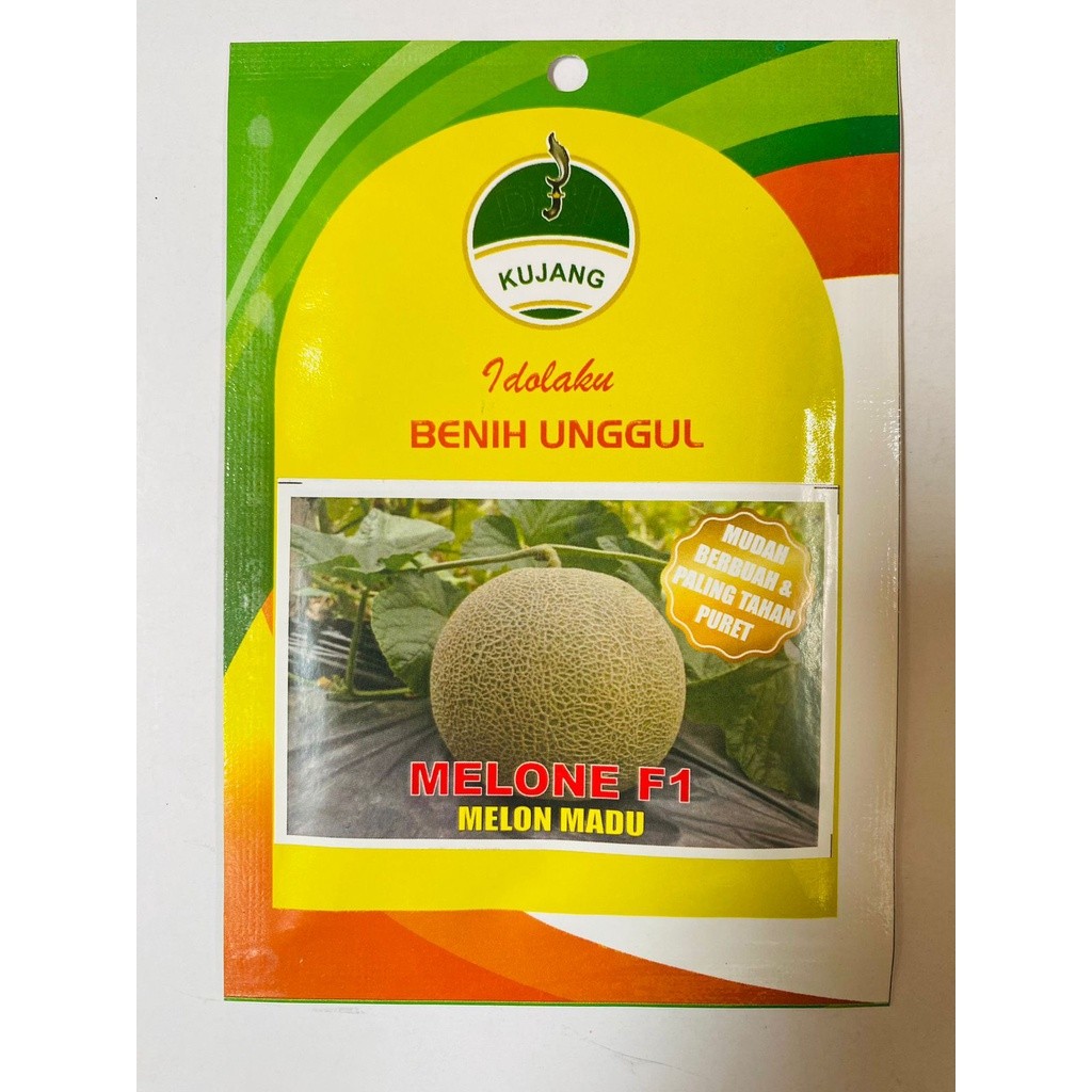 kemasan hemat 50biji benih bibit melon madu MELONE F1 dari cap kujang